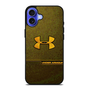 UNDER ARMOUR LOGO EMBROIDERY YELLOW iPhone 16 Case Cover