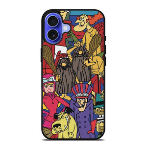 WACKY RACES ANIMATION iPhone 16 Case Cover