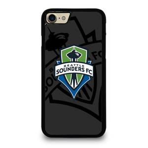SEATTLE SOUNDERS FC MLS BLACK iPhone 7 / 8 Case Cover