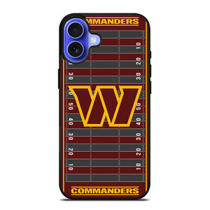 WASHINGTON COMMANDERS FOOTBALL FIELD iPhone 16 Case Cover