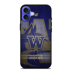 WASHINGTON HUSKIES FOOTBALL LOGO iPhone 16 Case Cover WASHINGTON HUSKIES FOOTBALL LOGO iPhone 16 Case Cover