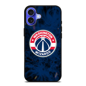 WASHINGTON WIZARDS BASKETBALL NBA FIRE iPhone 16 Case Cover