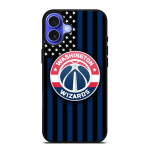 WASHINGTON WIZARDS NBA USA FLAG iPhone 16 Case Cover