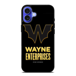 WAYNE ENTERPRISES BATMAN LOGO iPhone 16 Case Cover WAYNE ENTERPRISES BATMAN LOGO iPhone 16 Case Cover