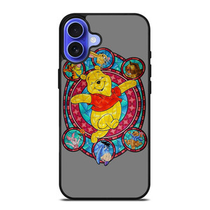WINNIE THE POOH AND FRIENDS DISNEY MOZAIC ART iPhone 16 Case Cover WINNIE THE POOH AND FRIENDS DISNEY MOZAIC ART iPhone 16 Case Cover