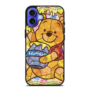 WINNIE THE POOH DISNEY MOZAIC ART iPhone 16 Case Cover WINNIE THE POOH DISNEY MOZAIC ART iPhone 16 Case Cover
