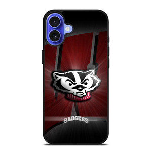 WISCONSIN BADGERS FOOTBALL LOGO iPhone 16 Case Cover