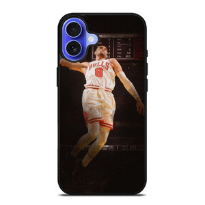 ZACH LAVINE CHICAGO BULLS DUNK iPhone 16 Case Cover ZACH LAVINE CHICAGO BULLS DUNK iPhone 16 Case Cover