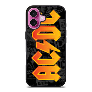 ACDC ROCK BAND POSTER iPhone 16 Plus Case Cover