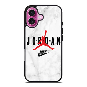 AIR JORDAN NIKE SHOES LOGO MARBLE iPhone 16 Plus Case Cover