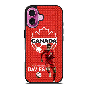 ALPHONSO DAVIES CANADA MENS SOCCER NATIONAL TEAM iPhone 16 Plus Case Cover ALPHONSO DAVIES CANADA MENS SOCCER NATIONAL TEAM iPhone 16 Plus Case Cover
