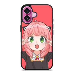 ANYA SPY X FAMILY PINK iPhone 16 Plus Case Cover