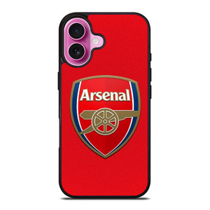 ARSENAL FC LONDON ENGLAND FOOTBALL CLUB LOGO iPhone 16 Plus Case Cover