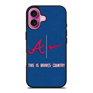 ATLANTA BRAVES NIKE MLB BASEBALL iPhone 16 Plus Case Cover