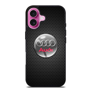 AUDI CAR METAL LOGO iPhone 16 Plus Case Cover