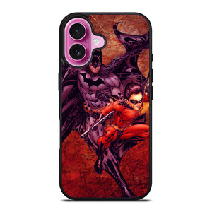 BATMAN AND ROBIN DC SUPERHERO iPhone 16 Plus Case Cover