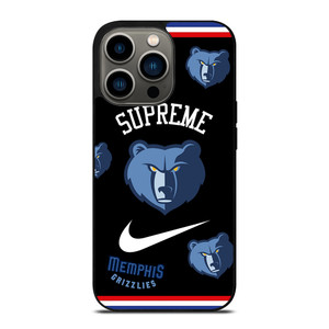 MEMPHIS GRIZZLIES NBA X SUPREME NIKE iPhone 13 Pro Case Cover MEMPHIS GRIZZLIES NBA X SUPREME NIKE iPhone 13 Pro Case Cover
