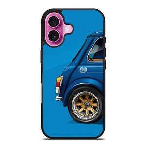 BLUE MINI COOPER COOL iPhone 16 Plus Case Cover