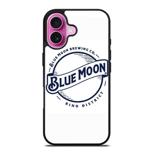 BLUE MOON BEER BADGE iPhone 16 Plus Case Cover