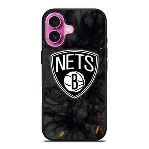 BROOKLYN NETS BASKETBALL NBA FIRE iPhone 16 Plus Case Cover BROOKLYN NETS BASKETBALL NBA FIRE iPhone 16 Plus Case Cover