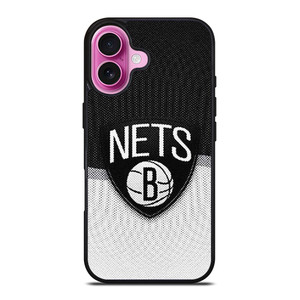 BROOKLYN NETS NBA BASKETBALL LOGO 2 iPhone 16 Plus Case Cover