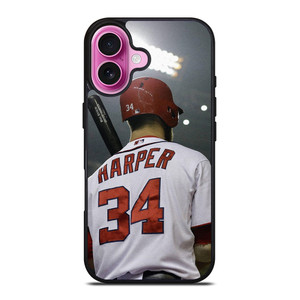 BRYCE HARPER PHILADELPHIE PHILLIES iPhone 16 Plus Case Cover
