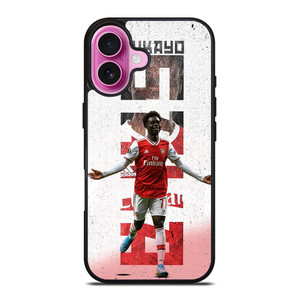 BUKAYO SAKA ARSENAL FC iPhone 16 Plus Case Cover BUKAYO SAKA ARSENAL FC iPhone 16 Plus Case Cover
