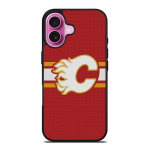 CALGARY FLAMES HOCKEY TEAM LOGO iPhone 16 Plus Case Cover