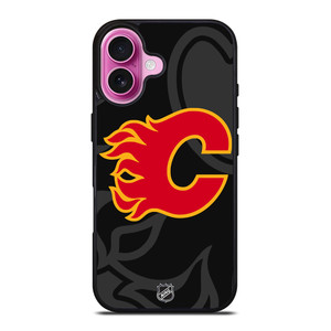 CALGARY FLAMES NHL TEAM iPhone 16 Plus Case Cover
