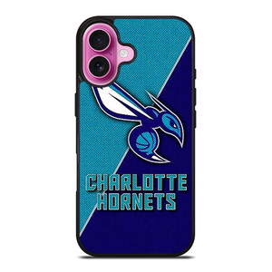 CHARLOTTE HORNETS NBA BASKETBALL LOGO iPhone 16 Plus Case Cover CHARLOTTE HORNETS NBA BASKETBALL LOGO iPhone 16 Plus Case Cover