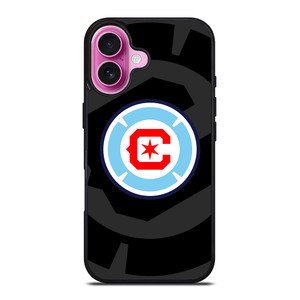 CHICAGO FIRE MLS BLACK iPhone 16 Plus Case Cover