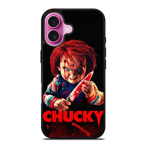 CHUCKY CHILD'S PLAY BLOODY iPhone 16 Plus Case Cover CHUCKY CHILD'S PLAY BLOODY iPhone 16 Plus Case Cover