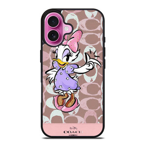 COACH NEW YORK DAISY DUCK DISNEY iPhone 16 Plus Case Cover