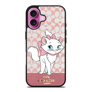 COACH NEW YORK LOGO ARISTOCAT MARIE DISNEY iPhone 16 Plus Case Cover