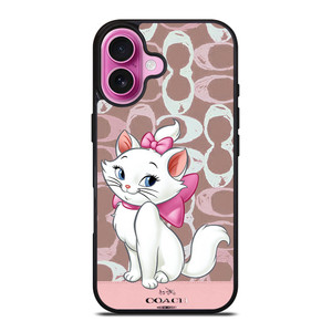 COACH NEW YORK LOGO MARIE ARISTOCAT DISNEY iPhone 16 Plus Case Cover