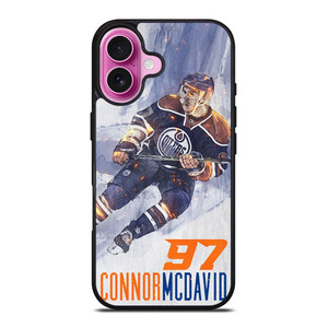 CONNOR MCDAVID EDMONTON OILERS 2 iPhone 16 Plus Case Cover