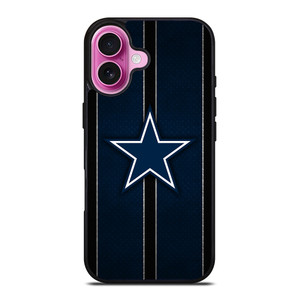 DALLAS COWBOYS NFL METAL STRIPE iPhone 16 Plus Case Cover