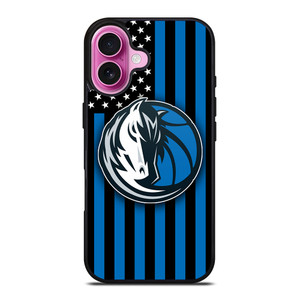 DALLAS MAVERICKS NBA USA FLAG iPhone 16 Plus Case Cover