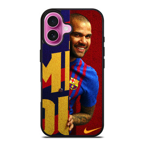 DANI ALVES FC BARCELONA NIKE iPhone 16 Plus Case Cover