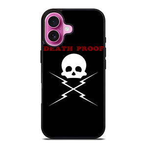 DEATH PROOF SKULL LOGO iPhone 16 Plus Case Cover