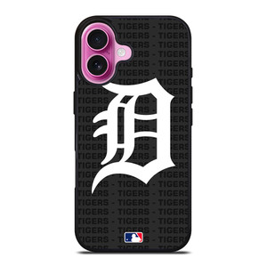 DETROIT TIGERS BASEBALL BLACK iPhone 16 Plus Case Cover DETROIT TIGERS BASEBALL BLACK iPhone 16 Plus Case Cover