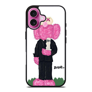 DIOR X KAWS CUTE iPhone 16 Plus Case Cover DIOR X KAWS CUTE iPhone 16 Plus Case Cover