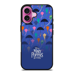 DISNEY MARY POPPINS PATTERN iPhone 16 Plus Case Cover