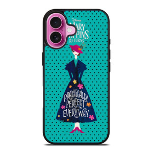 DISNEY MARY POPPINS POLKADOT iPhone 16 Plus Case Cover DISNEY MARY POPPINS POLKADOT iPhone 16 Plus Case Cover