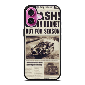 DOG HUDSON HORNET CARS MAGAZINE iPhone 16 Plus Case Cover