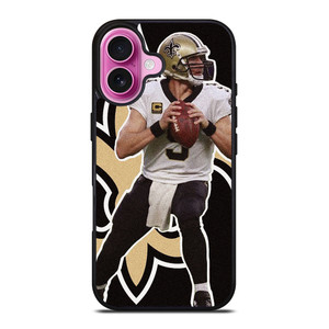 DREW BREES NEW ORLEANS SAINTS iPhone 16 Plus Case Cover DREW BREES NEW ORLEANS SAINTS iPhone 16 Plus Case Cover