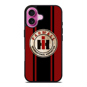 FARMALL INTERNATIONAL HARVESTER BADGE STRIPE iPhone 16 Plus Case Cover