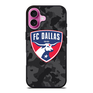 FC DALLAS MLS BLACK CAMO iPhone 16 Plus Case Cover
