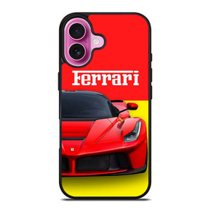 FERRARI LOGO RED CAR iPhone 16 Plus Case Cover
