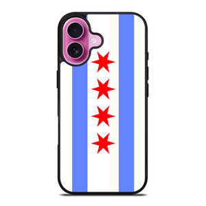 FLAG OF CHICAGO iPhone 16 Plus Case Cover